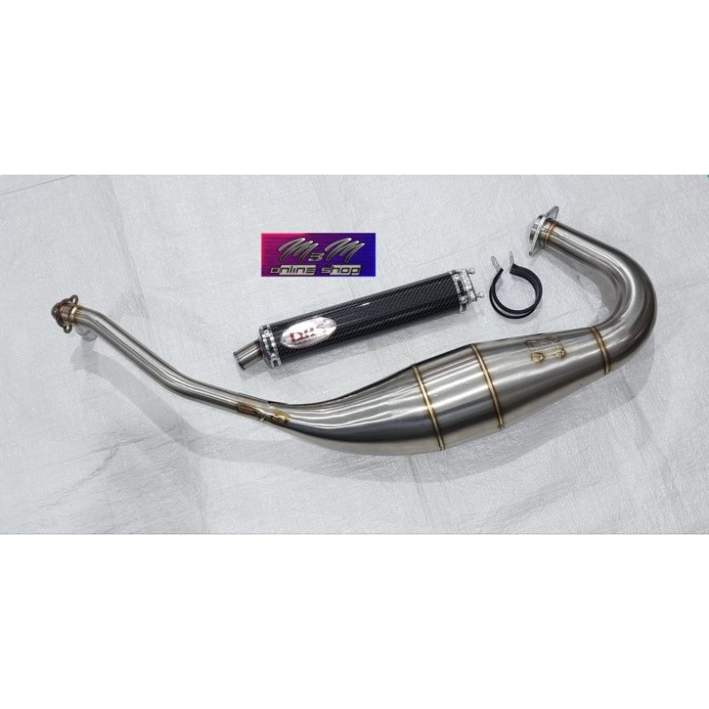 Knalpot DBS Stainless Cobra Ninja 150 RR Silencer Carbon Original Thailand