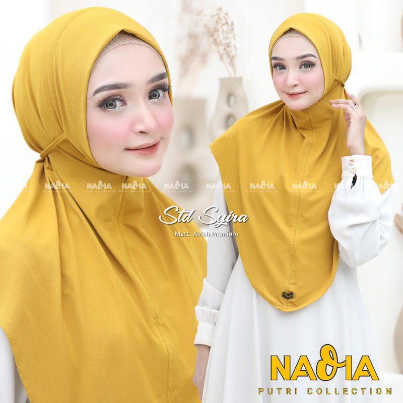 STD SYIRA By Nadia Putri Original Collection Hijab Instan Jersey Airis Premium Kerudung Bergo Non Pa