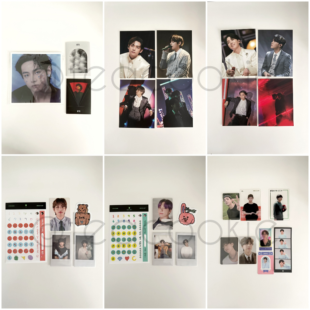 BTS Taehyung V Jungkook Jhope Photocard PC Deco Kit Dday Calendar ITS In the Soop The Fact MOTS Phot