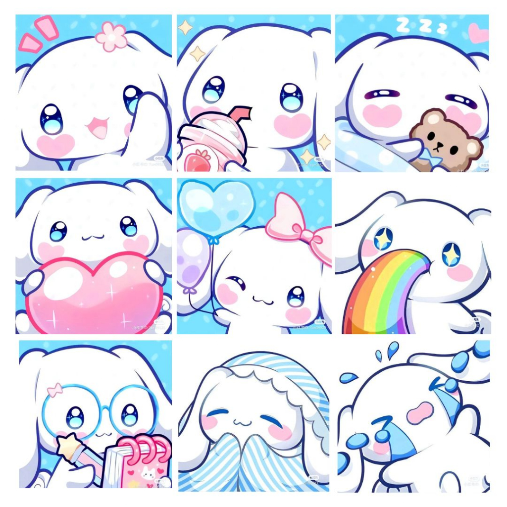 

[ALPHACA] CUTE CINNAMON ROLL STICKER WATERPROOF