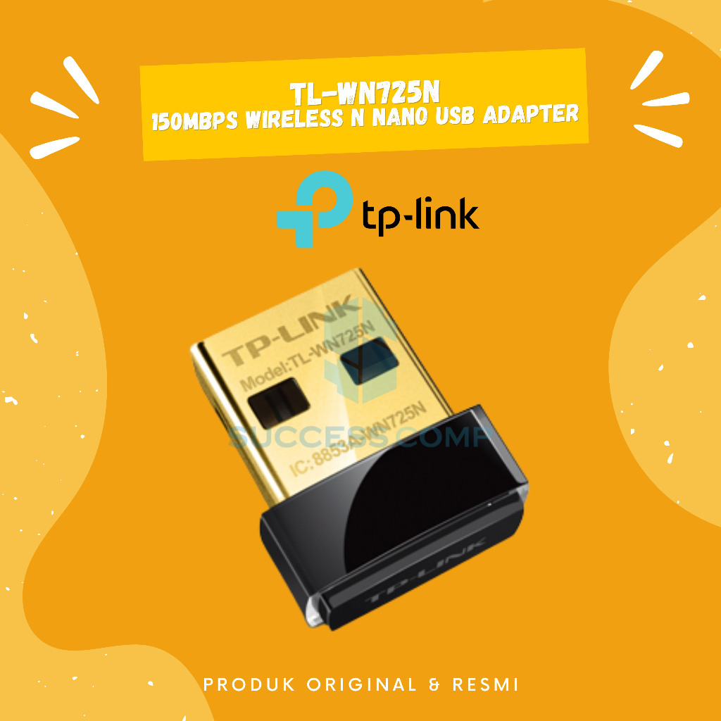 TP-LINK TL-WN725N 150Mbps Wireless N Nano USB Adapter TP LINK 725N WN725N