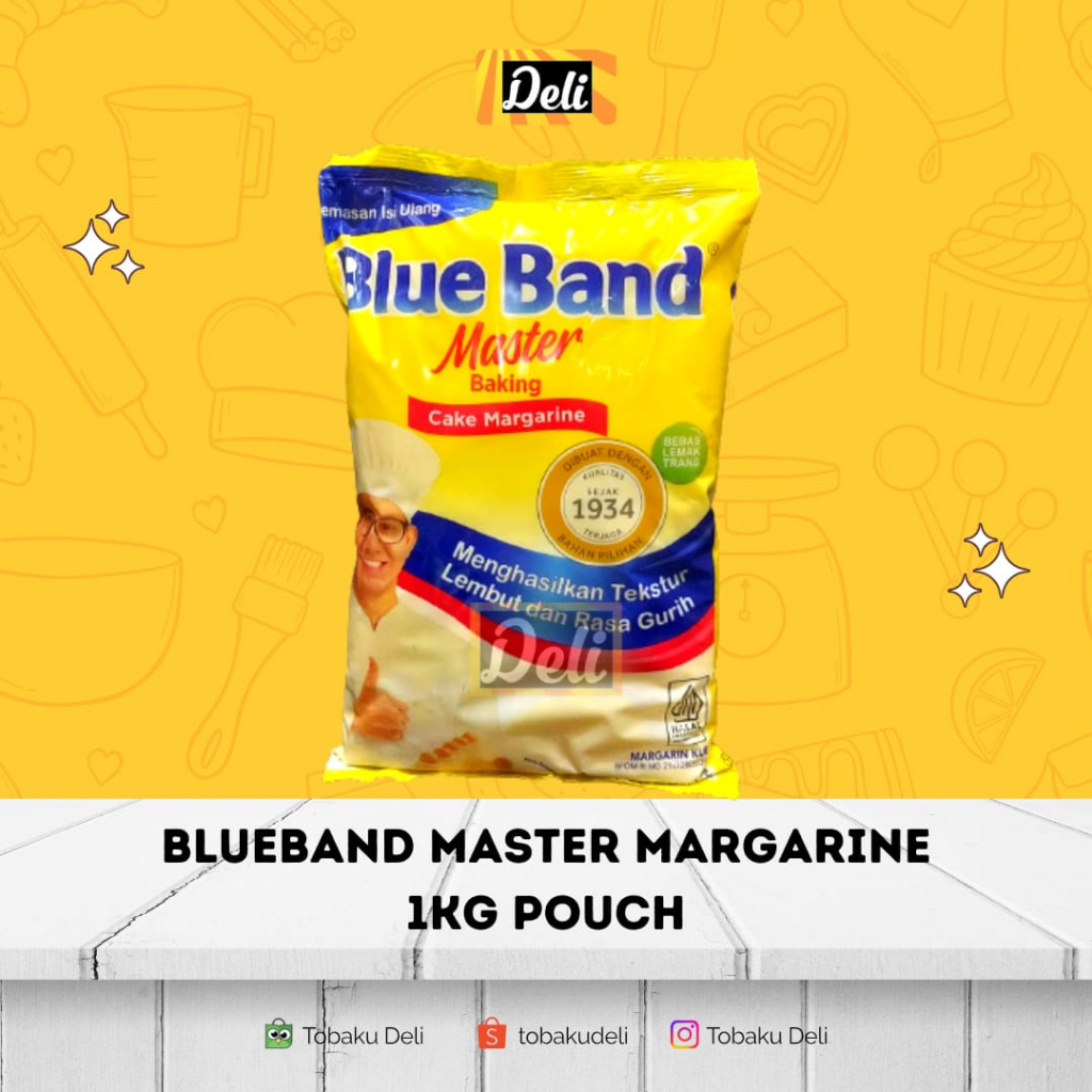 

Blueband Master Baking Cake Margarine Margarin 1kg Pouch