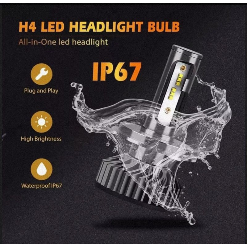 Lampu utama mobil led foglamp H4 H11 HB3 HB4 H1 led zes 55 watt