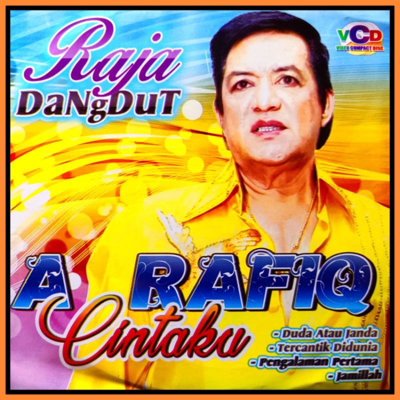KASET VCD MUSIK 20 LAGU DANGDUT A RAFIQ ALBUM TERPOPULER.