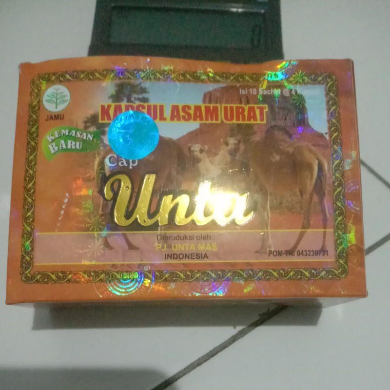 Kapsul asam urat cap unta