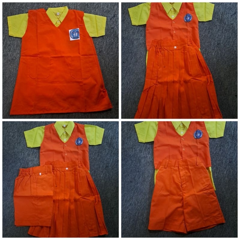 SERAGAM TK PERTIWI OREN