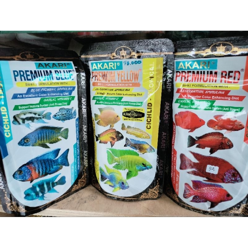 Akari premium blue Akari premium yellow Akari premium red