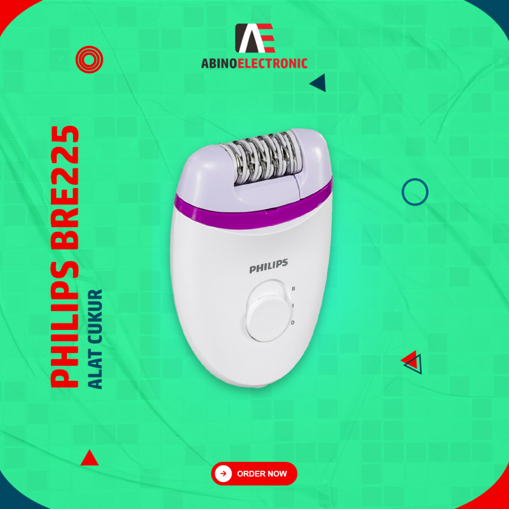 Mesin Cukur Philips BRE225 Alat Pencukur Elektrik Rambut Bulu Kaki