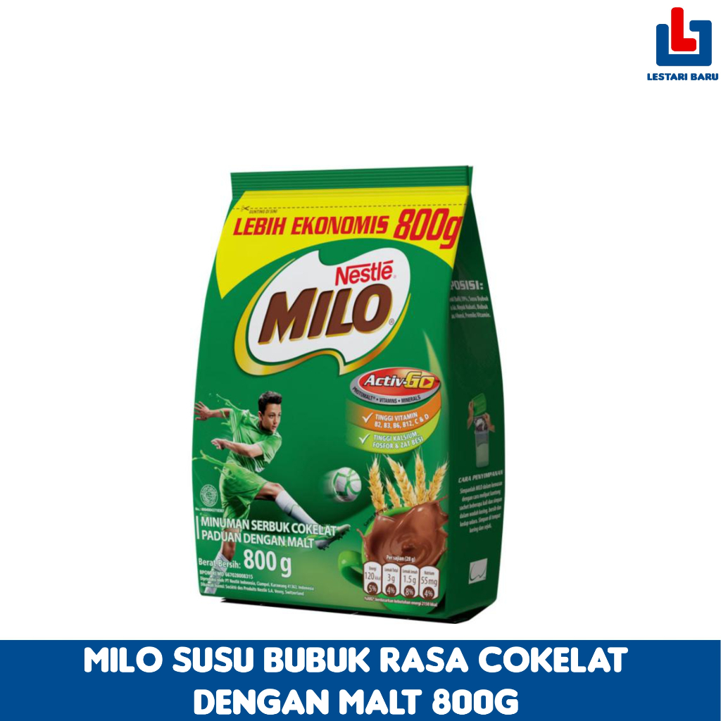 

Milo Susu Bubuk Rasa Cokelat Dengan Malt 800g