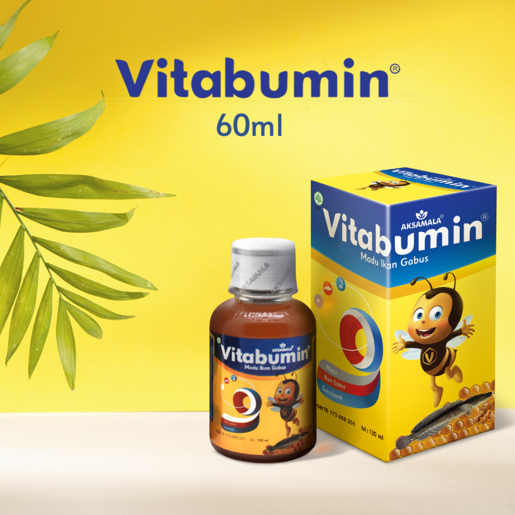 Vitabumin Nafsu Makan Anak 60 ml Madu Ikan Gabus Original