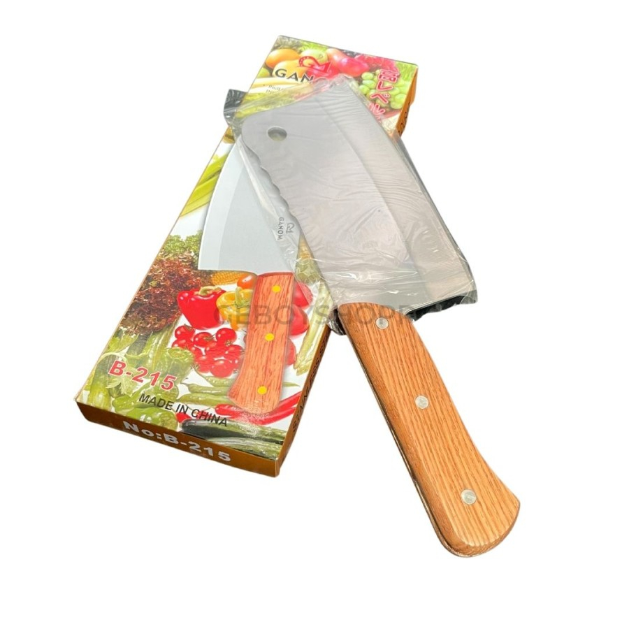 Pisau Dapur / Pisau Daging / Golok B 215 Baja Anti Karat Tajam