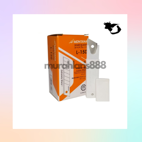 

Refill Isi Cutter Besar MONTANA L-150 L150 Eceran 5 pcs [PER TUBE]