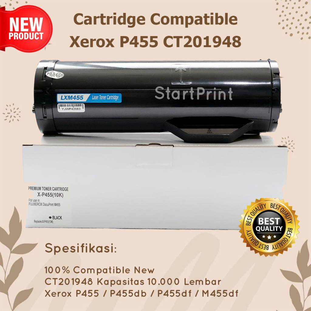 Toner Compatible Xerox CT201948 X-P455 / X455 / M455 - Mono