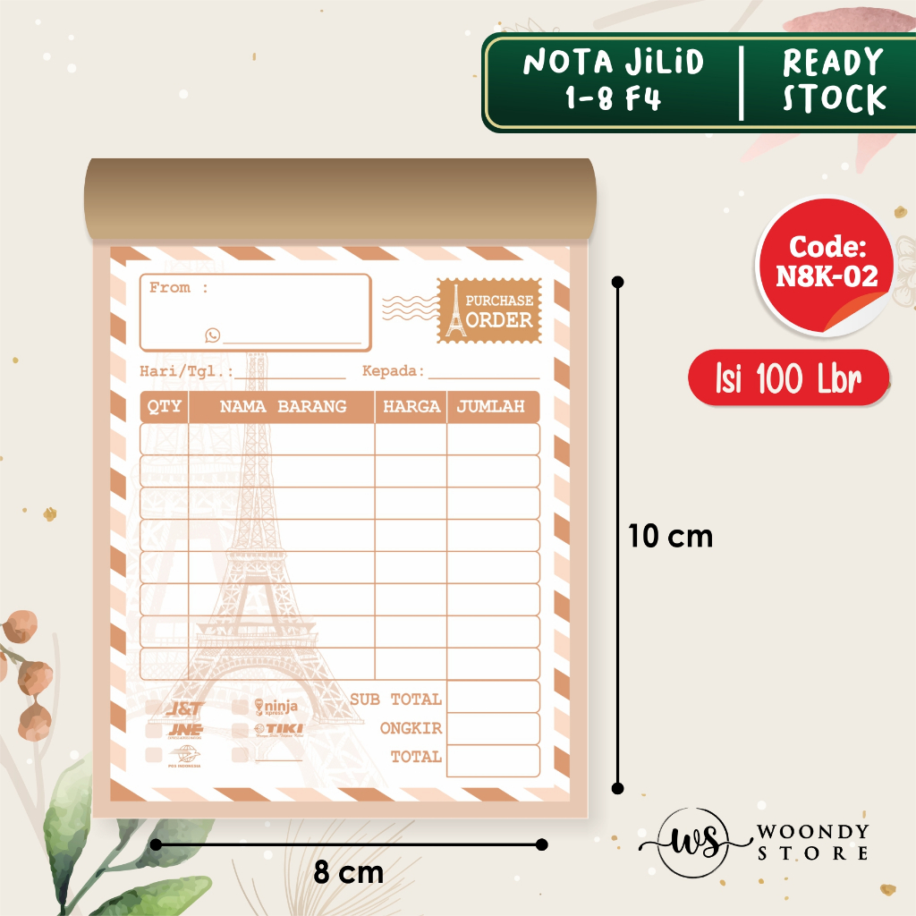 

NOTA OLSHOP READY STOCK 1 PLY LUCU MURAH N8K 02