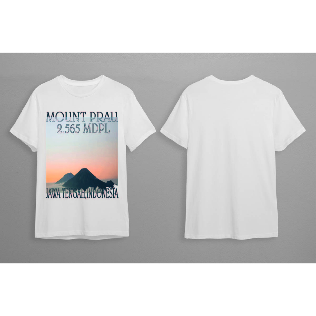 Kaos Gunung Prau Jawa Tengah
