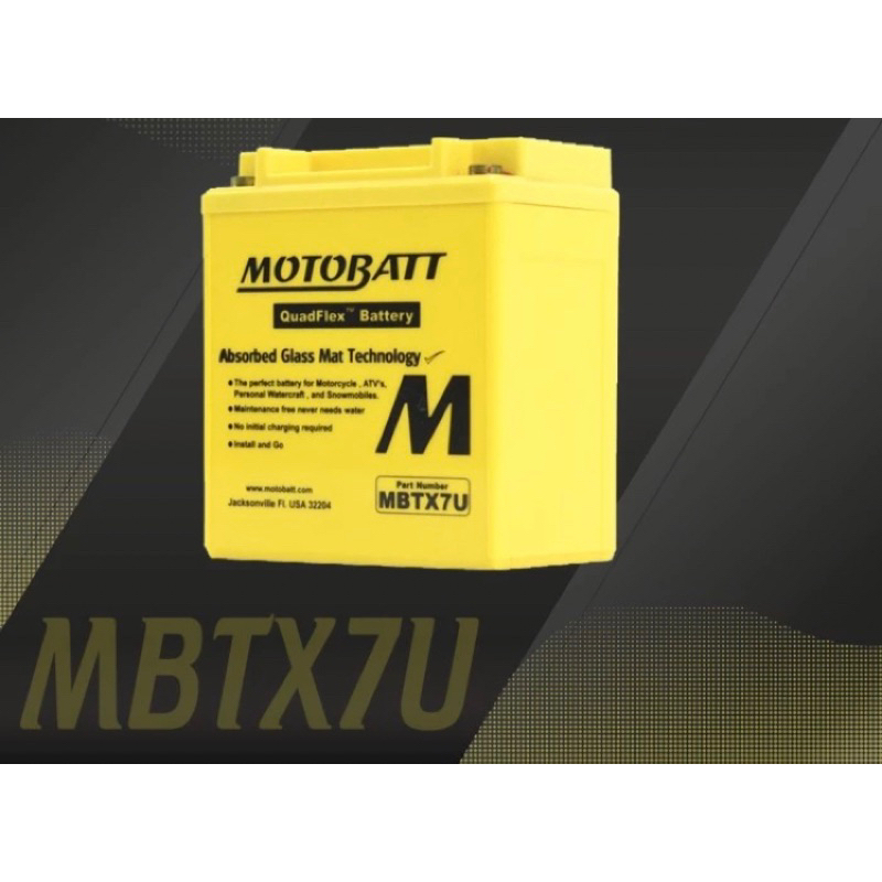 Motobatt MBTX7U 8ah QUADFLEX VESPA SPRINT