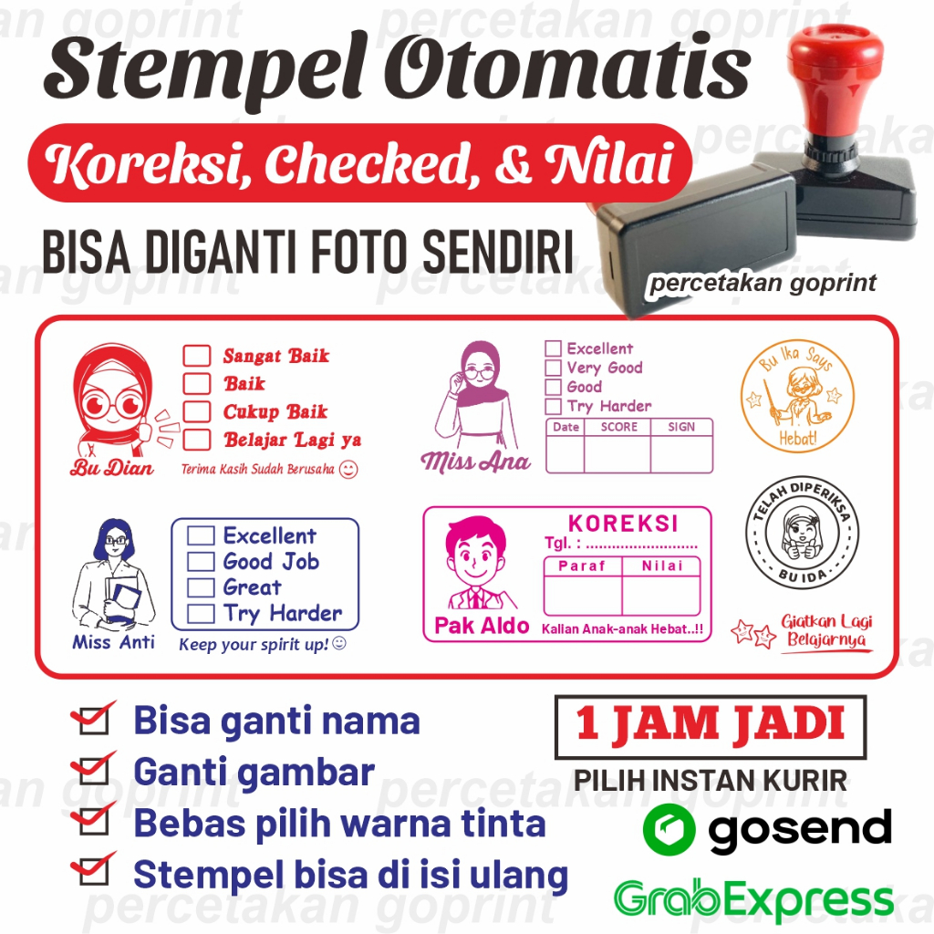 

Stempel Checked, koreksi, free desain otomatis nilai guru tk, sd paud