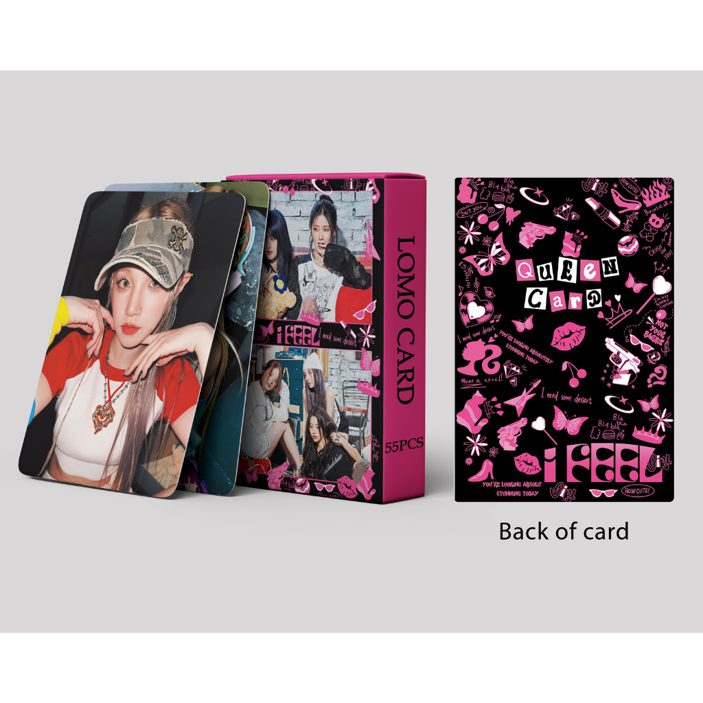 [kstuffind] G-IDLE I FEEL QUEEN CARD PHOTOCARD LOMO CARD PHOTO KARTU FOTO PC MURAH 54 PCS 54PCS