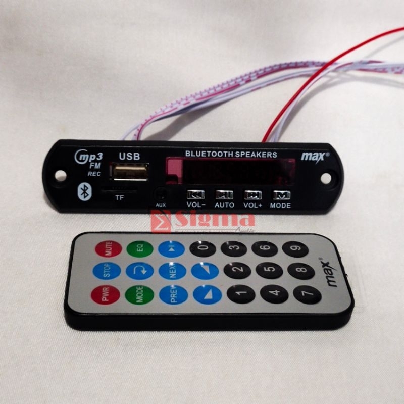 Kit Modul MP3 Player USB Bluetooth BT FM Audio