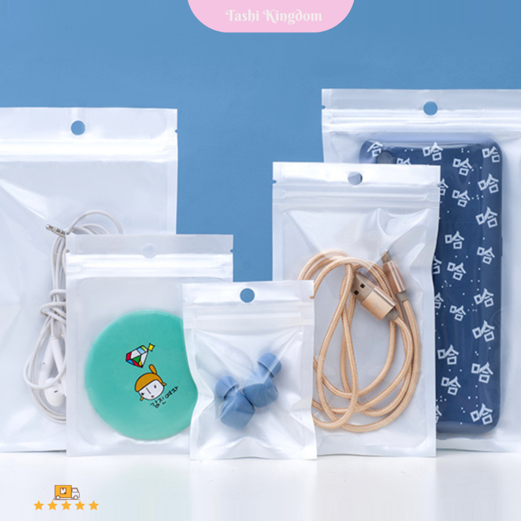 

Plastik Putih Klip Plastik Packing Ziplock Plastik Bening zippers Kantong ziplock Asesoris