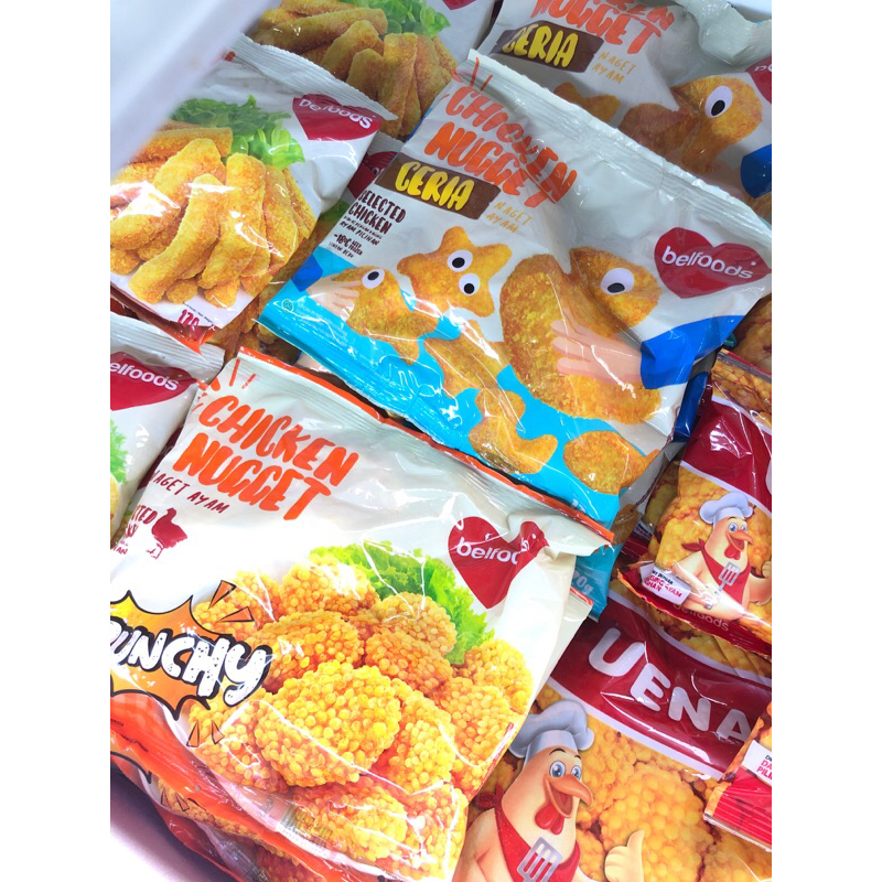 

belfoods naget ayam ceria & cruchy