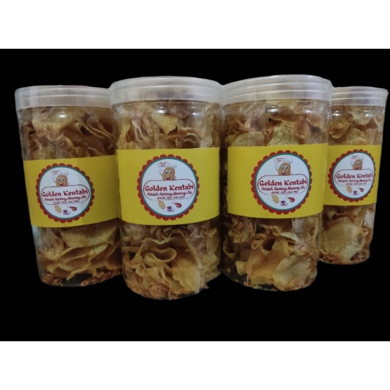 

Golden Kentabi Keripik Kentang+ Bawang Goreng Dan Ebi 230Gr