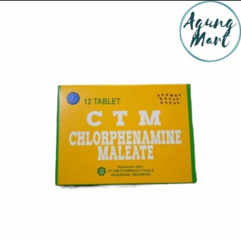 CTM Obat Alergi Gatal-Gatal 12's