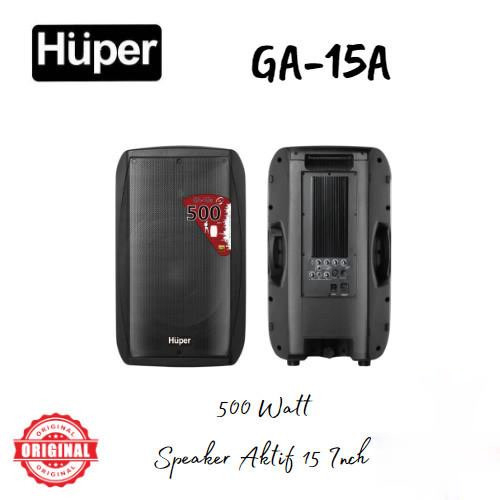 Huper GA 15A GA-15 GA15 Aktif Speaker 15 Inchi Original