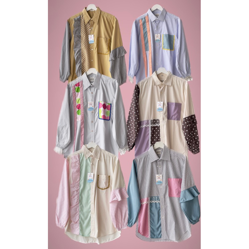 KEMEJA ATASAN WANITA REWORKED LIMITED