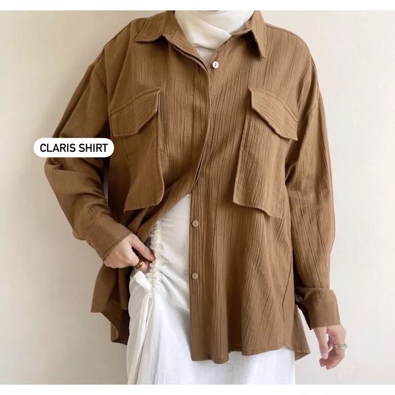 Kemeja Rayon Crinkle