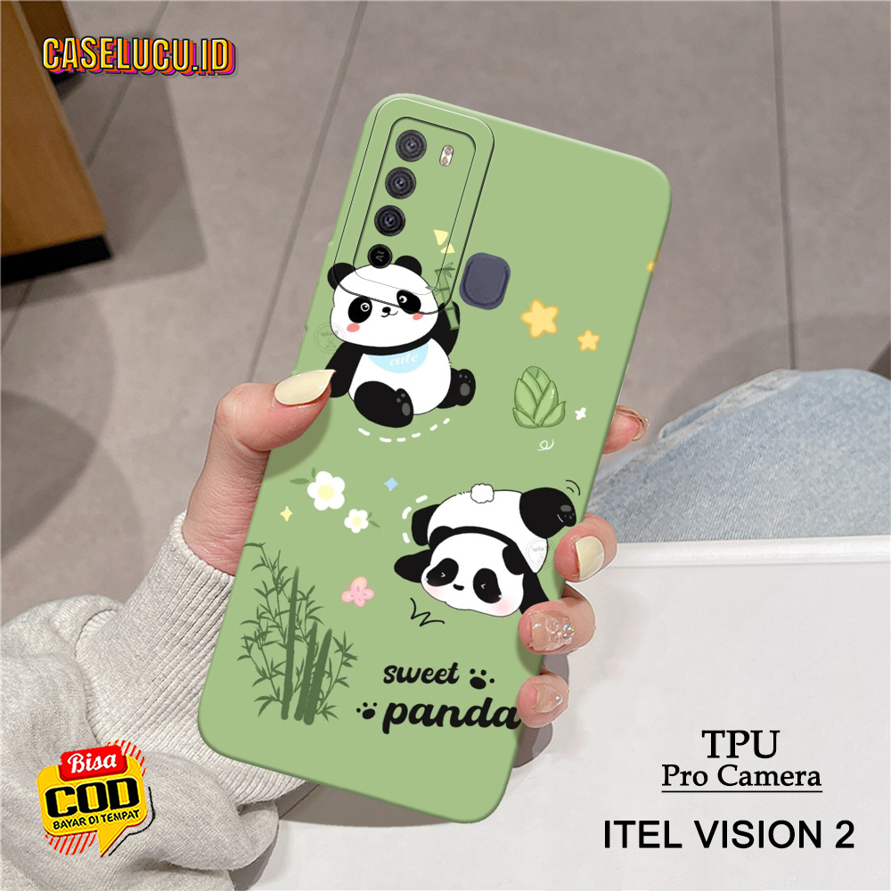 Softcase Hp Itel Vision 2 Terbaru - Fashion Case Kartun - Case Itel Vision 2  - Casing Hp Itel Visio