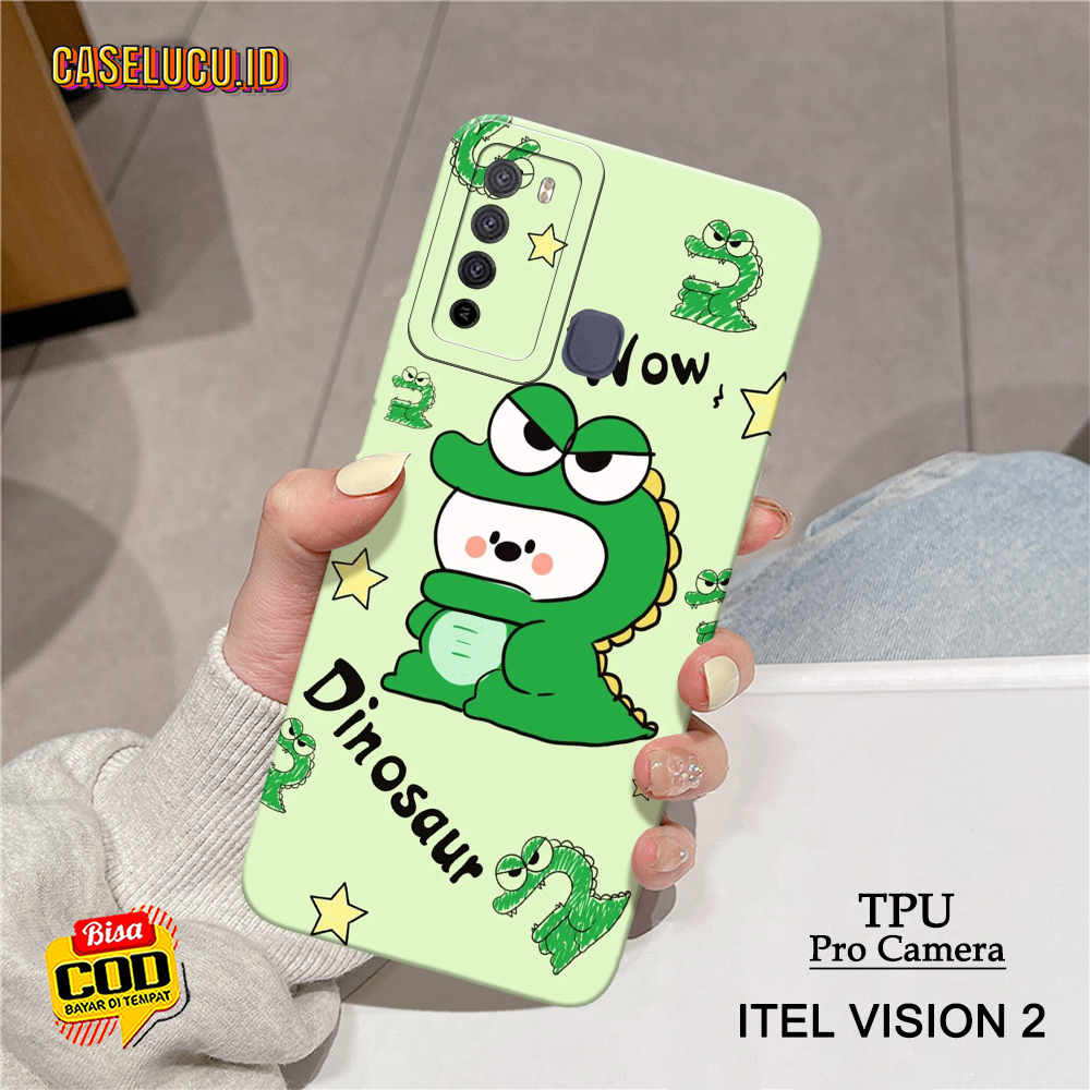 Softcase Hp Itel Vision 2 Terbaru - Fashion Case Kartun - Case Itel Vision 2  - Casing Hp Itel Visio