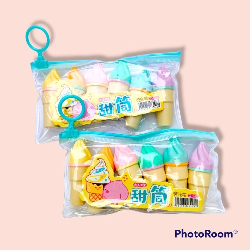 

Stabilo/Highlighter Es Krim Lucu 1 Set