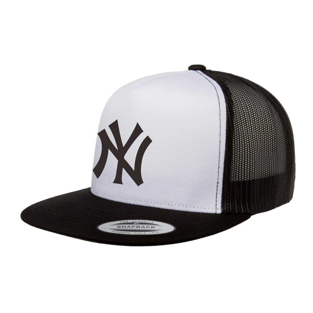 Topi Snapback Jaring Distro LOGO NY Black Premium / Topi Snapback hat pria distro original import 10