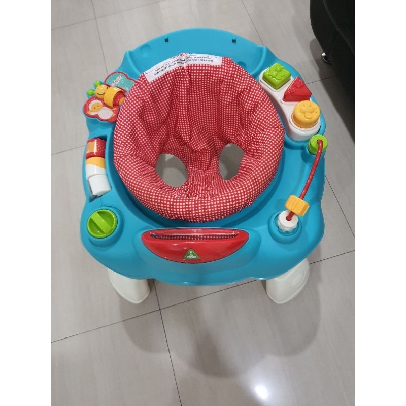 preloved babywalker elc blossom farm push walker free gantungan playgro