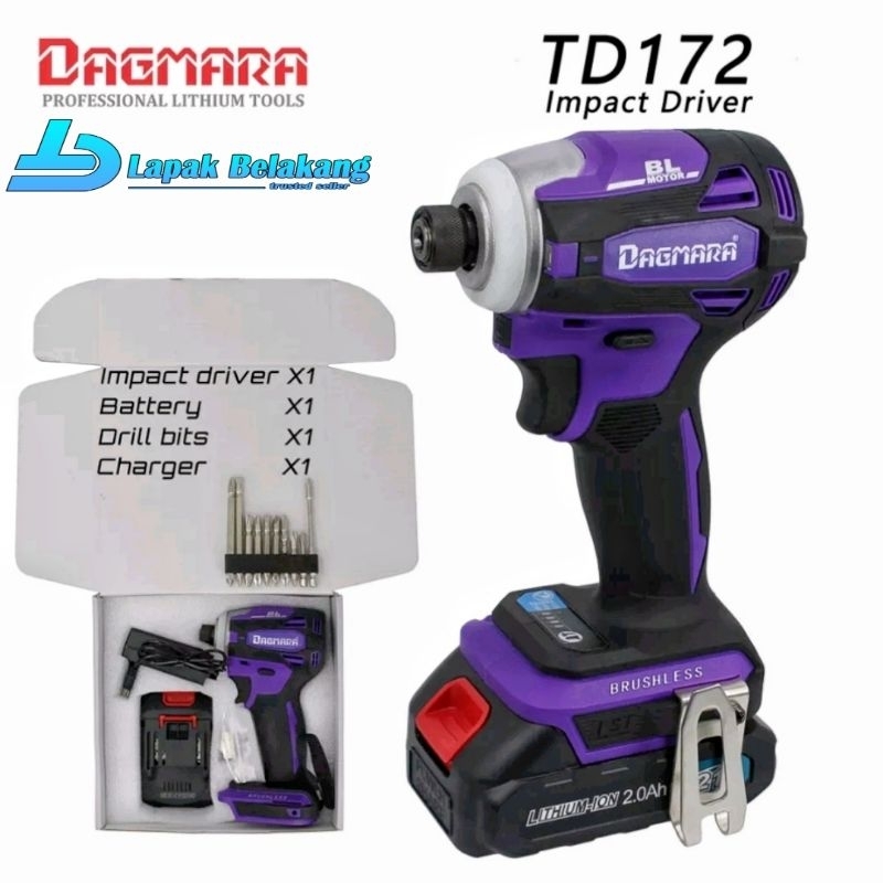 IMPACT DRIVER TD172 DAGMARA MESIN BOR OBENG BRUSHLESS