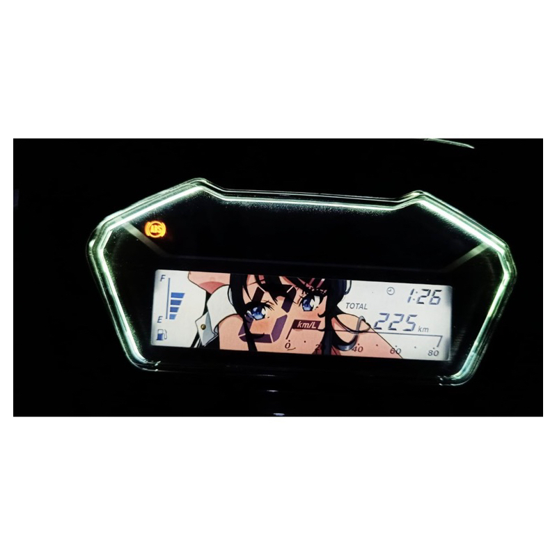 Custome Stiker anime LCD Speedometer Honda new vario 125/150/160