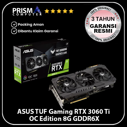 VGA ASUS TUF Gaming RTX 3060 Ti OC Edition 8G GDDR6X