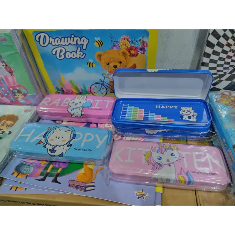 

[MD] KOTAK PENSIL 2 SUSUN / KOTAK PENSIL KALENG
