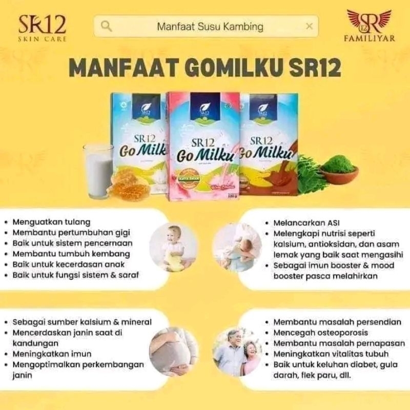 

susu gomilku sr12 /susu kambing etawa