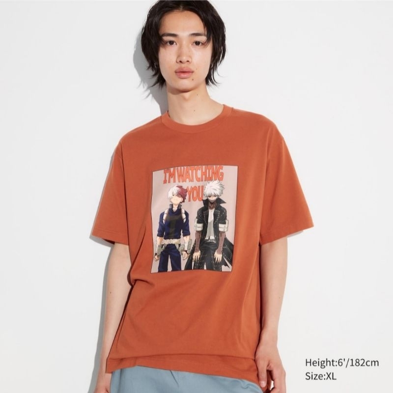 tshirt UT MY HERO ACADEMIA lengan pendek