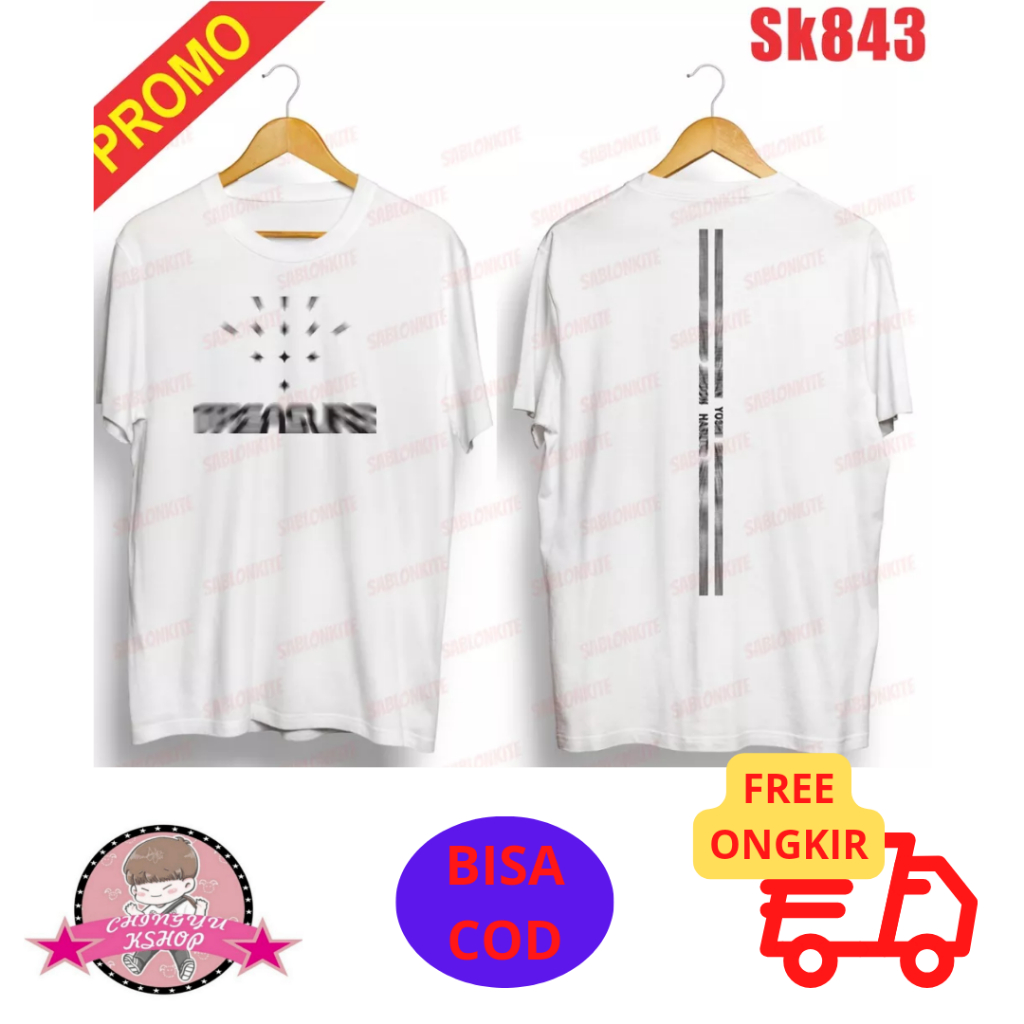 (SK843) BAJU KAOS TREASUR YOSHI HARUTO SABLON DEPAN BELAKANG