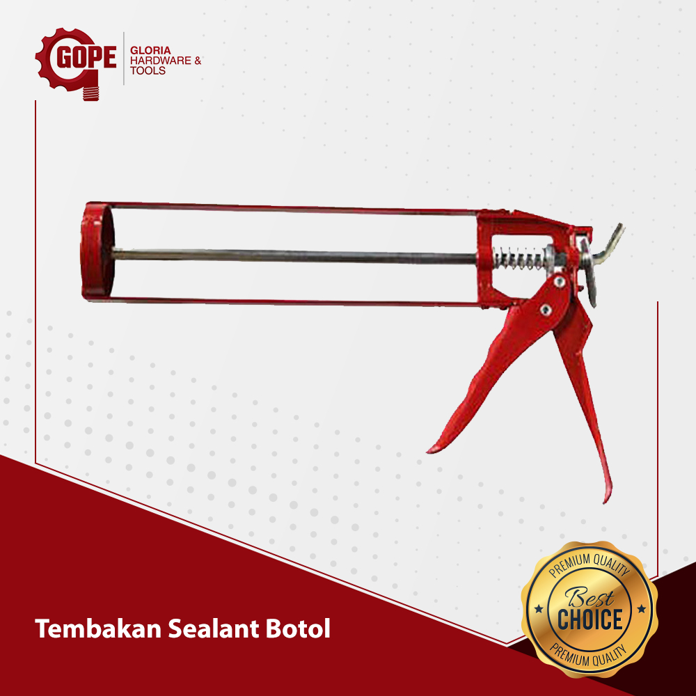 

Tembakan Sealant Alat Silen Lem Kaca
