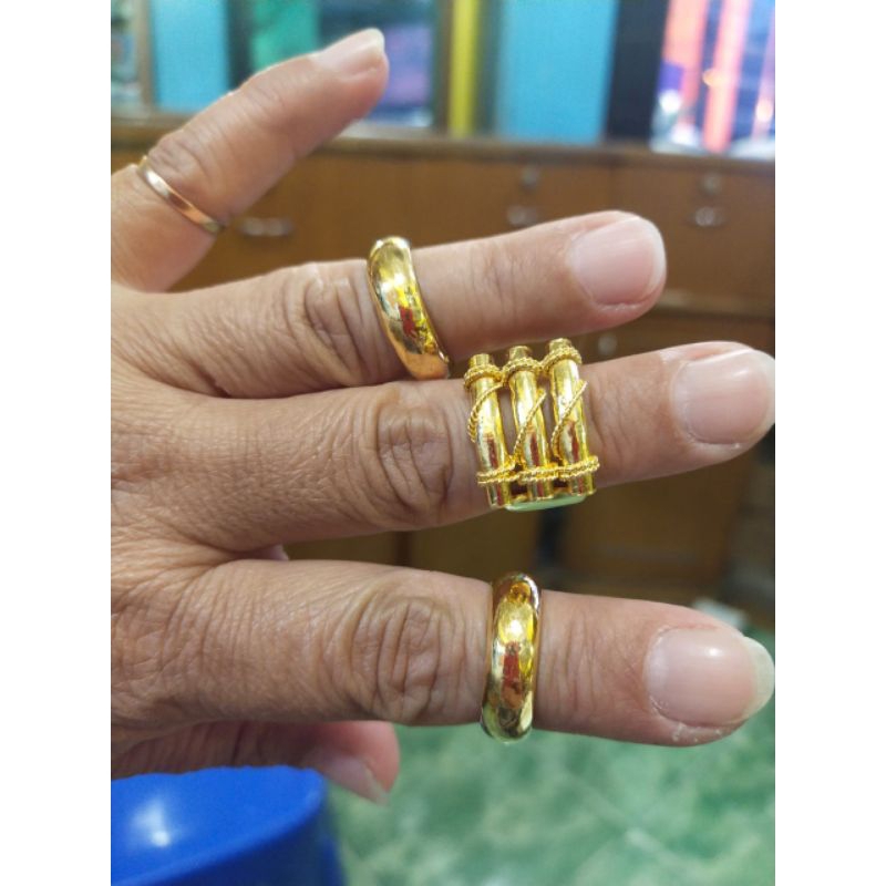 Acc Cincin Emas 24K kadar 99,99%.