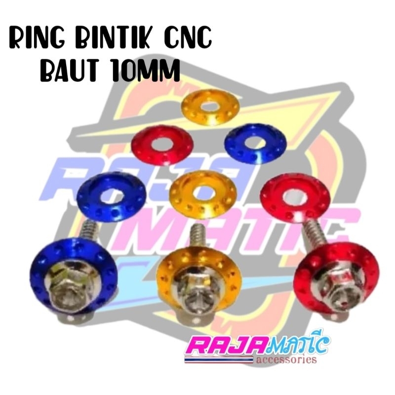 Ring Bintik CNC Ring Probolt Bintik CNC Ukuran Baut 10mm