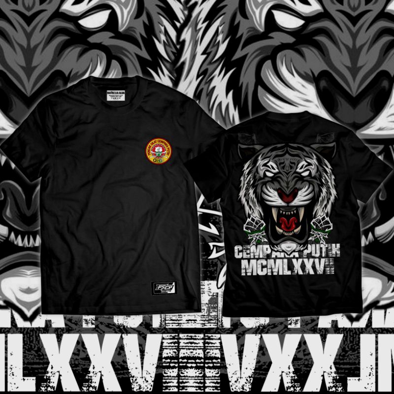 KAOS PSCP MACAN PUTIH KAOS CEMPAKA PUTIH TERBRU PSCP MACAN