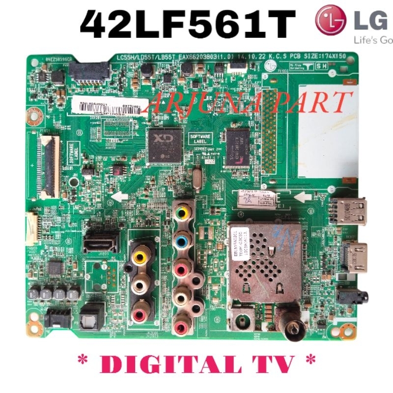 MAINBOARD TV LG 42LF561T / MB TV LG 42LF561T / MODUL TV LG 42LF561T / MESIN TV LG 42LF561T / MB LG 4