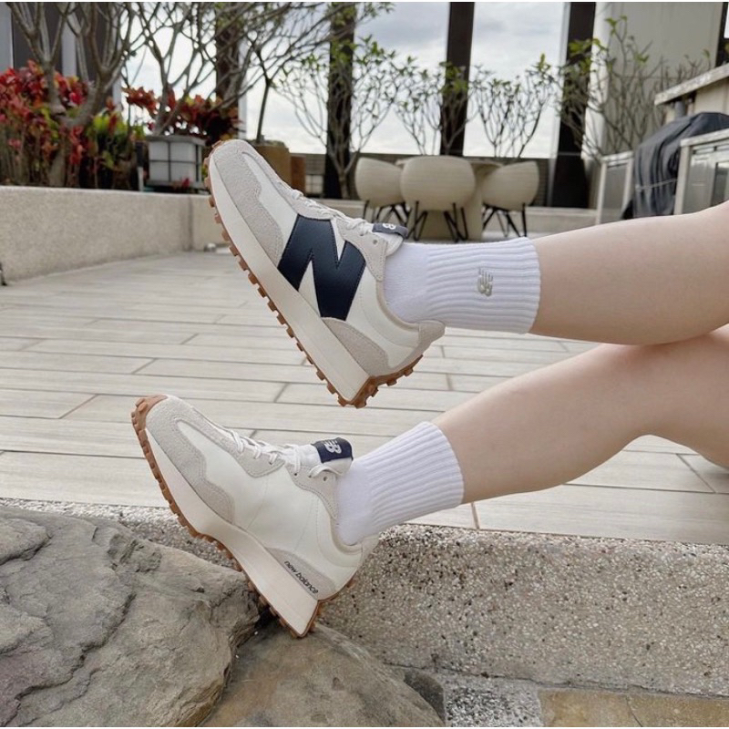 Sepatu Sneakers 327 Trainers Off White Navy