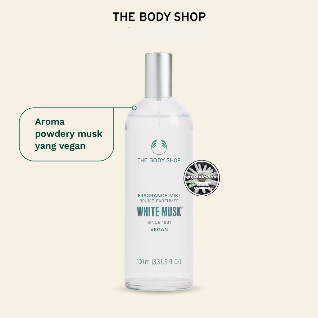[ORIGINAL] The Body Shop - White Musk Fragrance Mist 100ml (BEST SELLER) / Body Mist