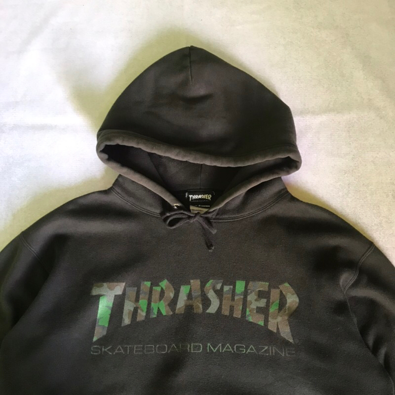 THRASHER JAPAN MARKET HOODIE FONT CAMO